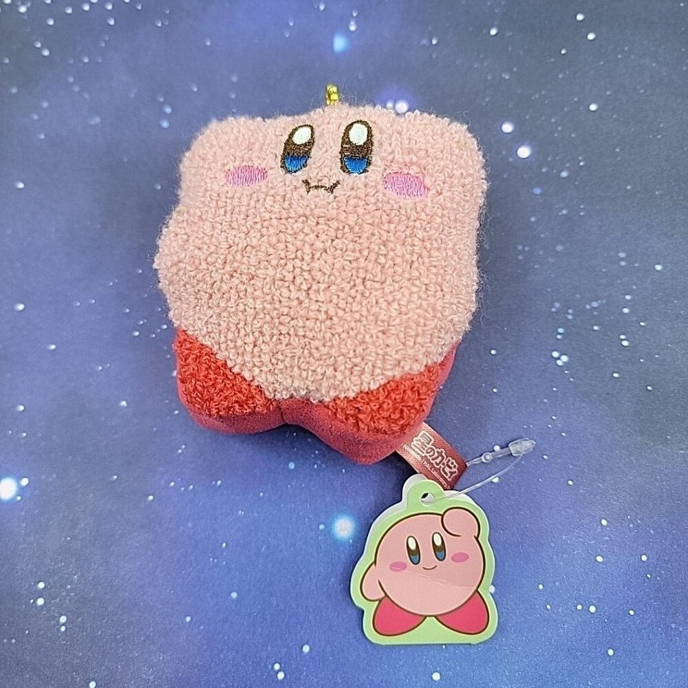 Puffy Floating Kirby Screen Cleaner Plush Official Nintendo HAL Japanese Prize